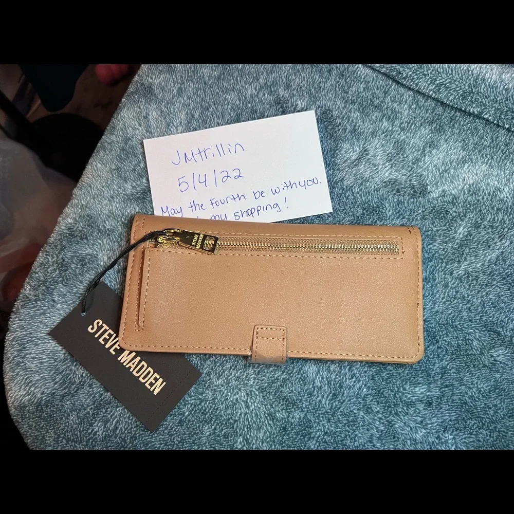 Steve Madden Ballen-G wallet color: saddle Brand New NWT - Picture 4 of 9